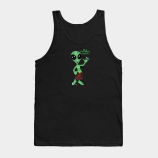 Alien in Kilt Tank Top